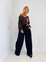 Pull Col V imprimé "LOVE" – Image 12