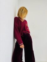 Pull Col V imprimé "LOVE" – Image 11