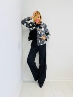 Veste Vinyle Fleurie – Image 2