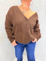 Gilet en maille duveteuse – Grande Taille – Image 3