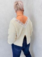 Gilet en maille duveteuse – Grande Taille – Image 5