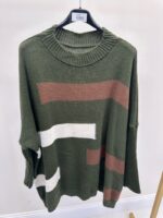 Pull oversize à motifs graphiques – Image 4