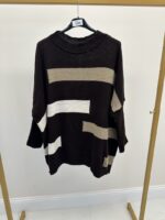 Pull oversize à motifs graphiques – Image 3