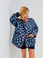 Veste Matelassée à Pois