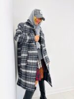 Manteau en Laine Carreaux – Image 4
