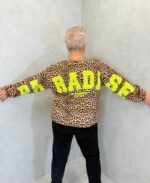 Sweat imprimé léopard détail rose – esprit wild & féminin – Image 4