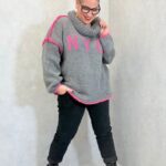 Pull oversize col roulé “NYC” – Esprit citadin et cocooning
