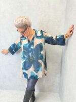 CHEMISE LONGUE IMPRIMÉE FLORALE – GRANDE TAILLE – Image 2