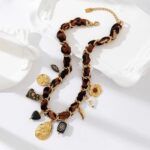 Collier Acier inoxydable à breloques – Chic & bohème ✨