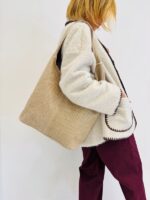 Sac Cabas en cuir tressé – Image 5