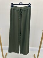 Pantalon large grande taille en maille douce – Confort & allure décontractée – Image 3