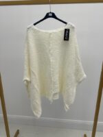 Pull grande taille– maille douce coupe asymétrique – Image 8