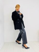 Veste Laine à Carreaux et Unie – Image 10