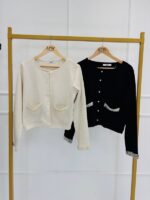 Gilet en Maille avec Perles – Image 2