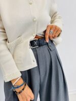 Gilet en Maille avec Perles – Image 3