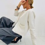 Gilet en Maille avec Perles