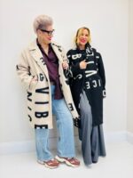 Manteau Imprimé oversize – Esprit urbain italien et allure graphique