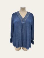 Tunique fluide grande taille à dentelle – Image 6