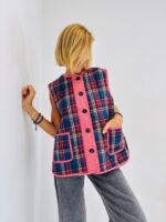 Gilet Sans manches à Carreaux – Image 3