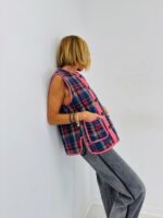 Gilet Sans manches à Carreaux – Image 2