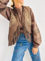 Gilet en Suédine à Franges – Image 12