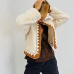 Veste en Fausse Fourrure Esprit folk