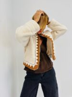 Veste en Fausse Fourrure Esprit folk