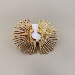 Boucles d’oreilles Dorées effet Soleil