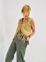 Gilet en Suédine à Franges – Image 5