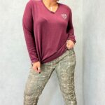 Pantalon imprimé camouflage floral 🇮🇹