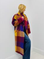 🇮🇹 Manteau Long à Carreaux colorés – Image 4