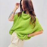 Pull col Tombant en baby alpaga – Coupe oversize cocooning