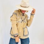 Gilet épais Tissé motif Bandana