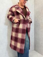 Manteau long à carreaux – Collection Grande Taille – Image 9
