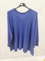 Pull oversize noir col V – Collection Grande Taille – Image 8