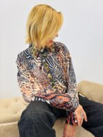 Chemise Imprimée jungle & fleurs – Esprit sauvage et chic LM LULU