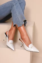 Escarpins Slingback à Talon et Détail métallique – Image 5