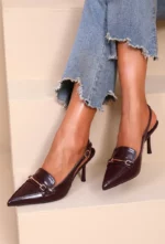 Escarpins Slingback à Talon et Détail métallique – Image 7