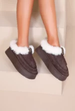 Sabots Moumoute façon UGG – Image 3