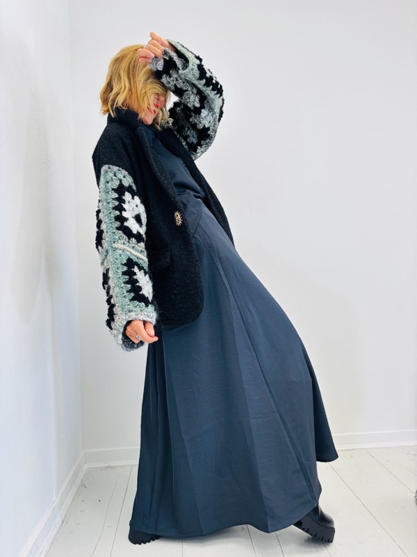 12092025-046 Jupe Longue fluide unie – Image 1