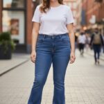 Jean coupe évasée denim strech