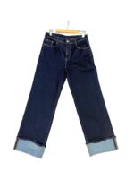 Jean large à revers – Détails mode et coupe flatteuse (grande taille) – Image 3