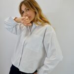 Chemise 100% Coton Oversize – Minimalisme Chic & Coupe Moderne