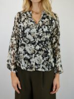 Chemise Fleurie Transparente – Légèreté Chic & Imprimé Élégant – Image 2