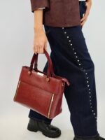 Sac Rigide Chic – Détail zip et finitions dorées – Image 5