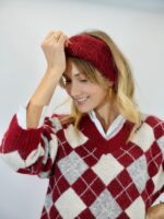 Pull Laine Oversize Argyle "BURLINGTON" – Chaleur, Style & Élégance British – Image 5