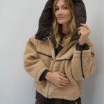 Doudoune Doublée Sherpa – Capuche amovible et coupe oversize