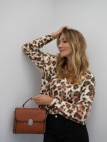 Pull Léopard Doux – Imprimé Tendance & Confort Inégalé