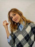 Pull Laine Oversize Argyle "BURLINGTON" – Chaleur, Style & Élégance British – Image 2