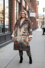 Manteau imprimé “Tete de buffle